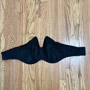Goddess Midnight Black Strapless Bra 34J